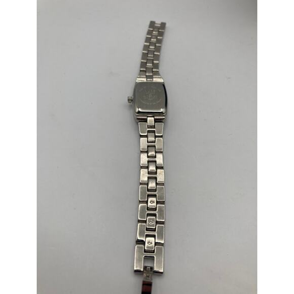 LUXE Diamond Dial Mother of Pearl Analog Watch-New Battery and Extra Band Parts - Picture 3 of 8